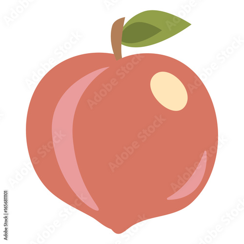 Peach flat food