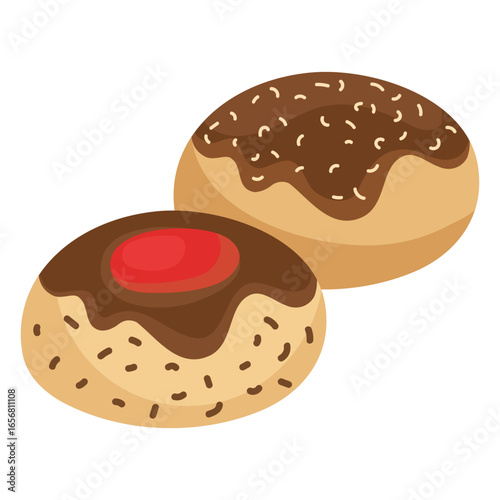 Pastry cake flat