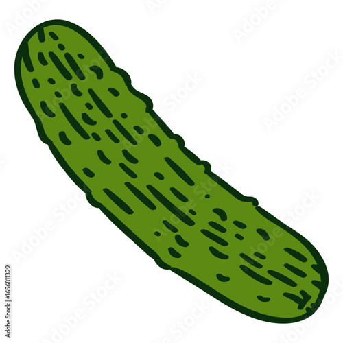 Pickle ingredient color stroke