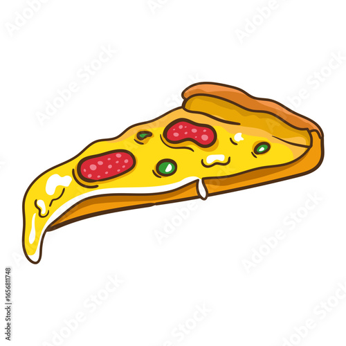 Pizza sticker