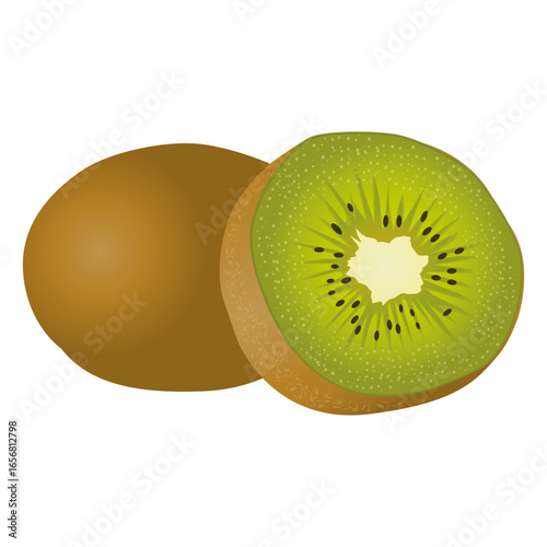 Realistic kiwi