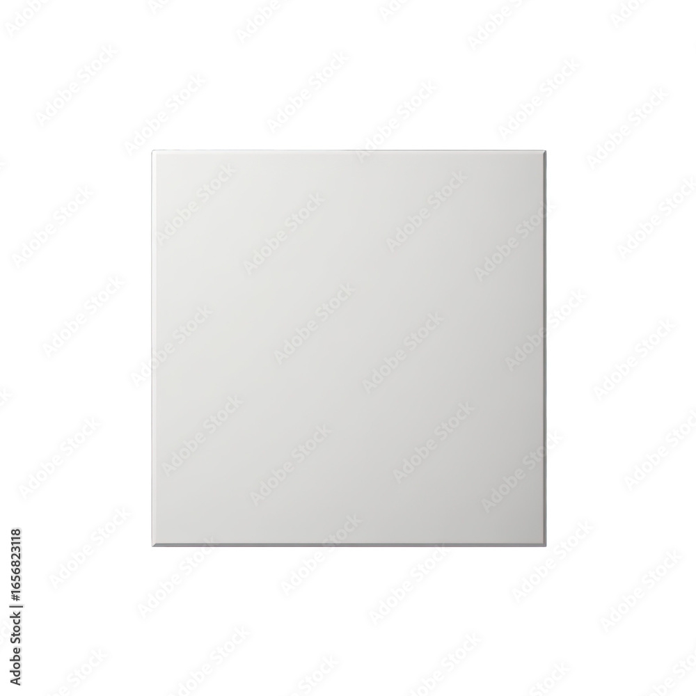 Blank white square surface. Blank white square surface.