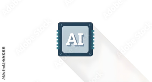 ai silicon chip, machine learning chip icon, deep learning chip icon, neural processor chip, ai computer chip, ai circuit board icon, ai chip symbol, ai microprocessor vector, ai hardware illustration