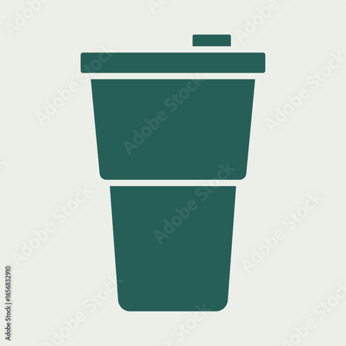 Tumbler trendy useful vector Illustration design magnificent colorful background