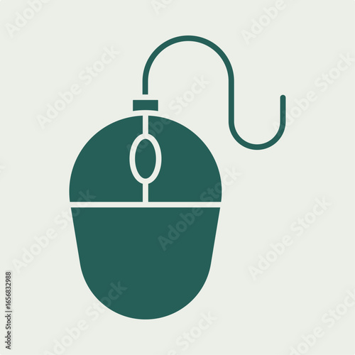 School Computer Mouse trendy useful vector Illustration design magnificent colorful background