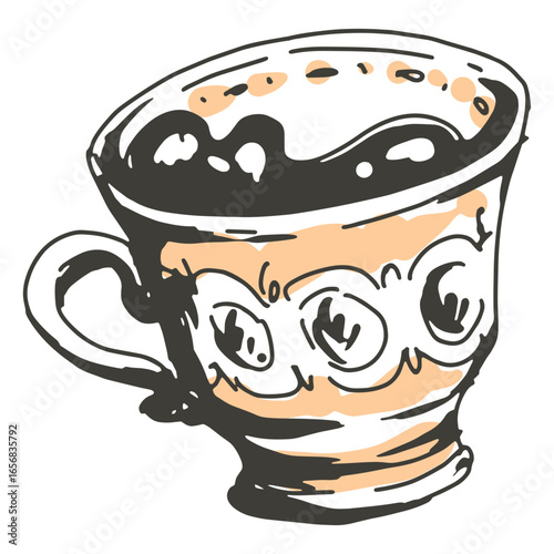 Cottagecore teacup icon