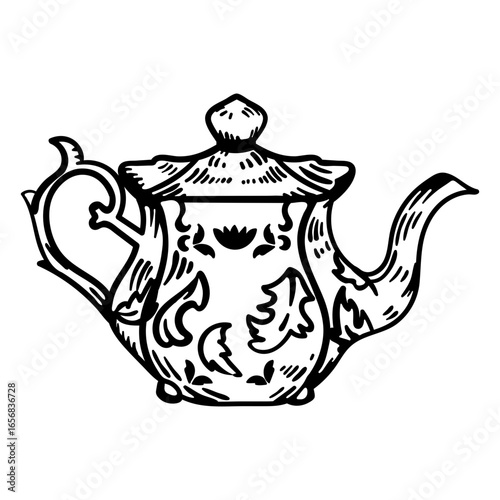 Round teapot stroke
