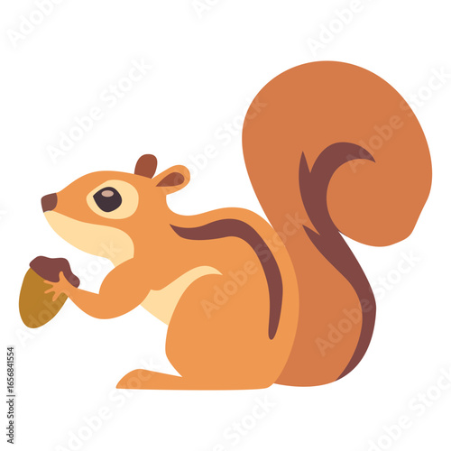 Chipmunk nut animals