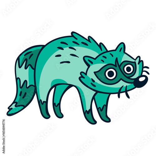 Racoon cartoon