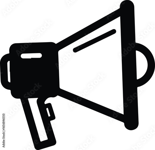 Megaphone or bullhorn icon for announcement and communication