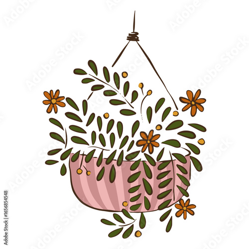 Hanging plant flowers nature
