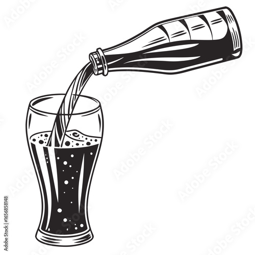 glass of beer and mug