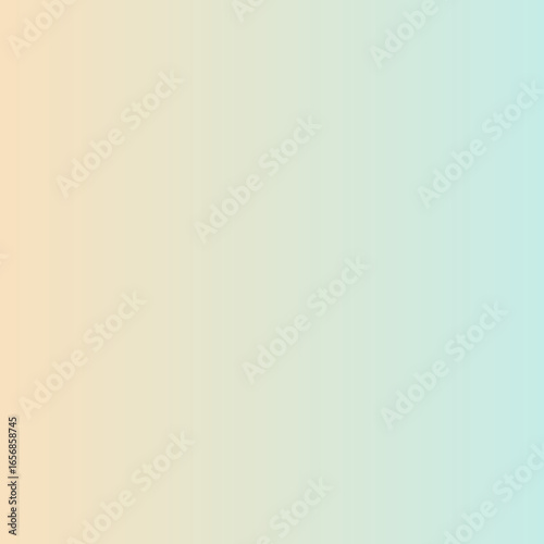 The image shows a soft pastel gradient background blending beige and light turquoise with a subtle starry or grainy texture, creating a calm and minimalistic abstract design.