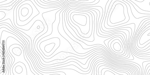 Topographic map background. Geographic line map with elevation assignments. Contour background geographic grid. Vector illustration.