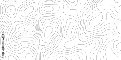 The stylized height of the topographic map in contour, lines. The concept of a conditional geography scheme and the terrain path. Design materials. Print image, Abstract background. 