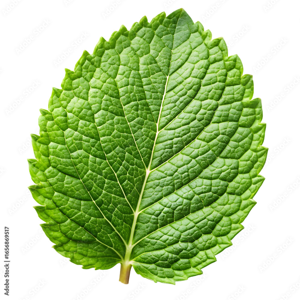 Obraz premium green leaf isolated on white