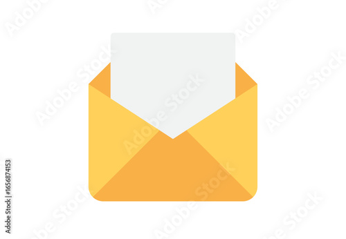 Envelope mail icon symbolizing fast delivery, email, message, or newsletter. Perfect for apps, websites, and communication designs.