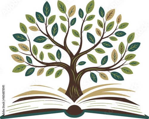 Tree of Knowledge Growing from Open Book learning