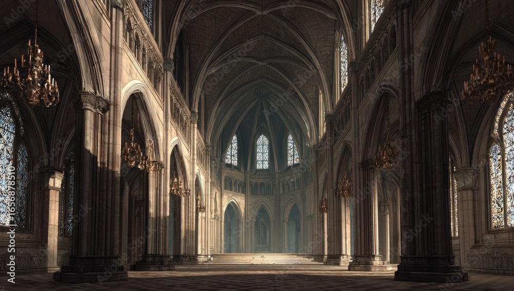 Fototapeta premium Chronos Cathedral Echoes of Tomorrow (1)