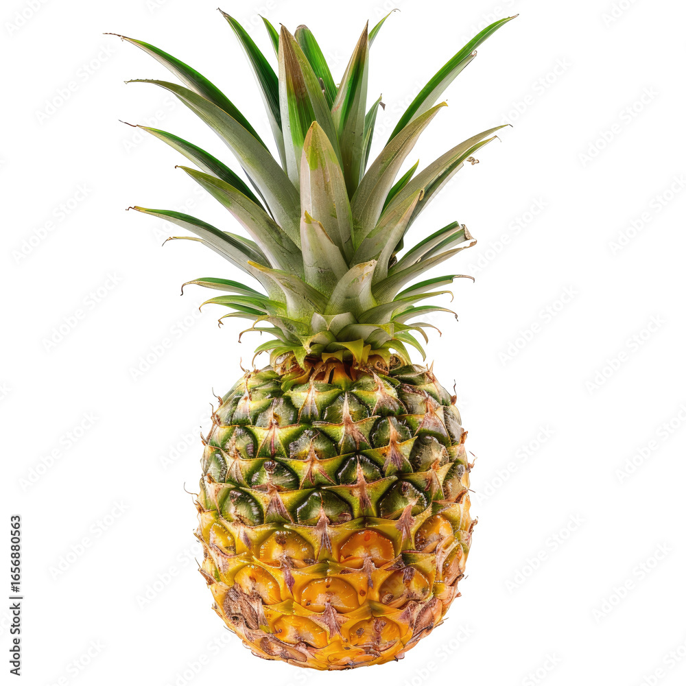 Fototapeta premium Pineapple still life, studio shot against a neutral backdrop