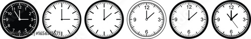 Clocks, analog, time, watch, wall, round, hour, minute, design, face, dial, vintage, modern, classic, office, home, decor, instrument, punctual, collection