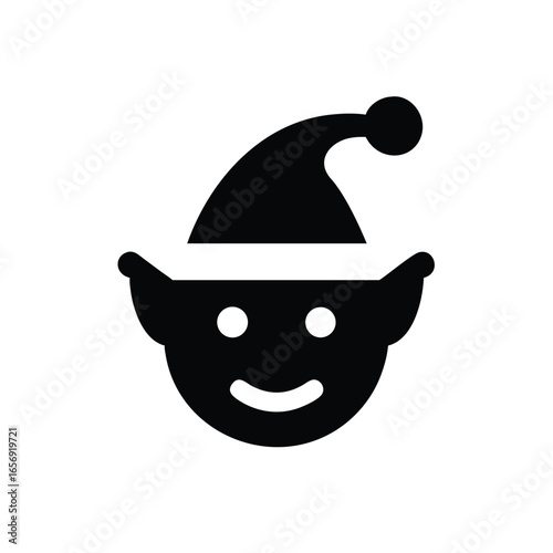 An elf on the shelf character on a white background vector illustration