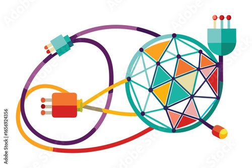 Dynamic global network connection symbolizing digital innovation and interconnected data flow, inspiring modern technology solutions and business growth