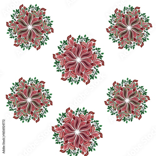 Pattern, decor, design, art, decoration, fabric, elements, illustration, textile, coloring page