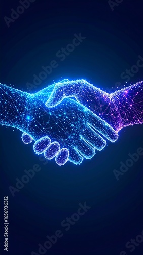 Digital Handshake: Partnership, Collaboration, and Agreement