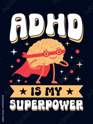 ADHD awareness t-shirt design