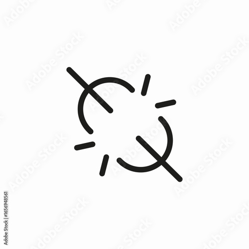 broken connection symbol icon sign vector
