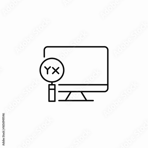 gender prediction test icon sign vector