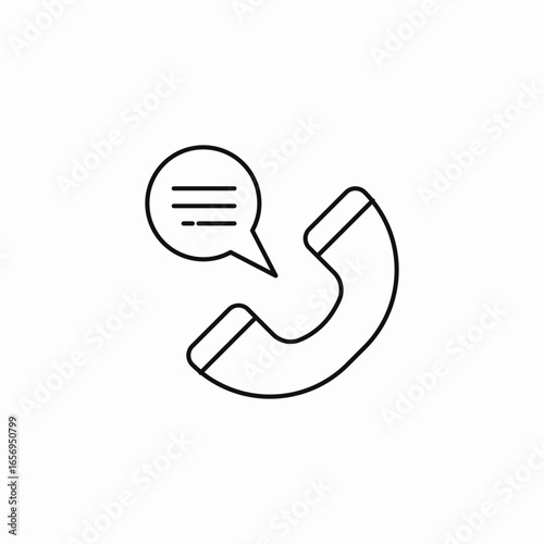 old style phone call icon sign vector