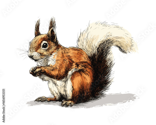 squirrel with nut
