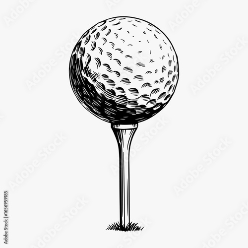 Golf Ball Icon Back Element Set, Golf Vector Graphic, Golf Ball Symbol Sign Illustration Silhouette Design
