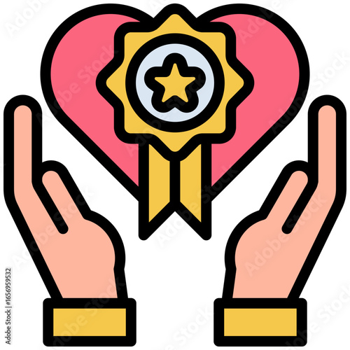 quality of life icon isolated on white background. vector illustration icon for self improvement
