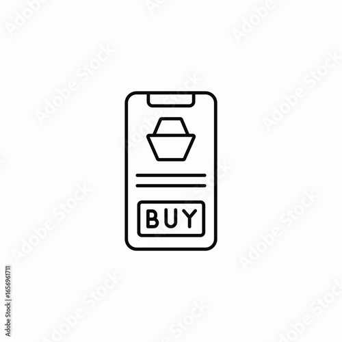online shopping icon sign vector