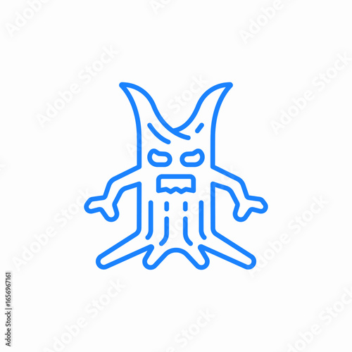 alien creature icon sign vector