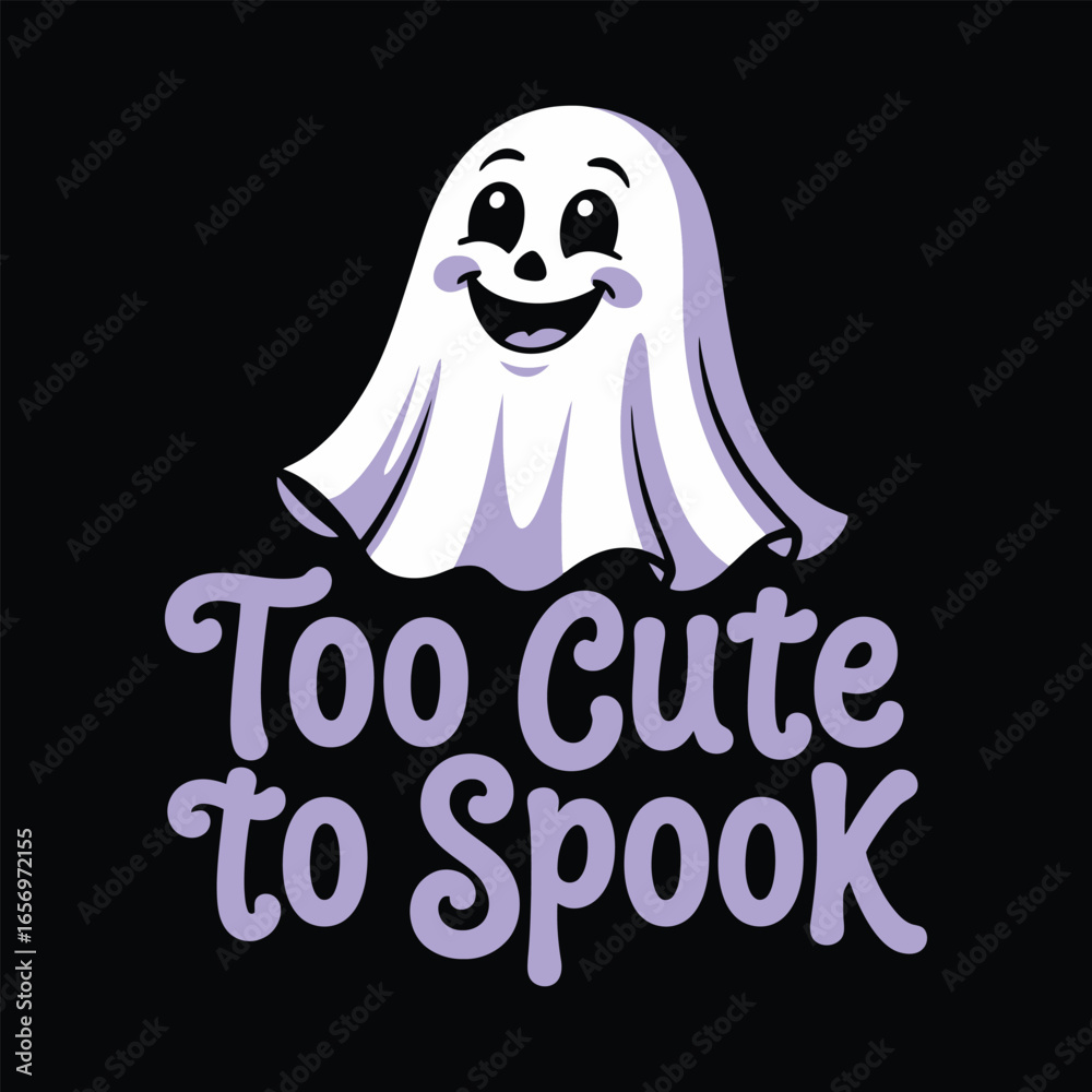 Obraz premium Too Cute to Spook halloween t shirt