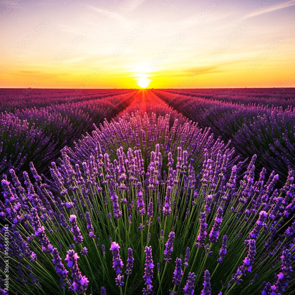 Fototapeta premium lavender field in provence