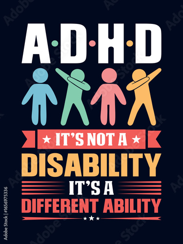ADHD awareness t-shirt design