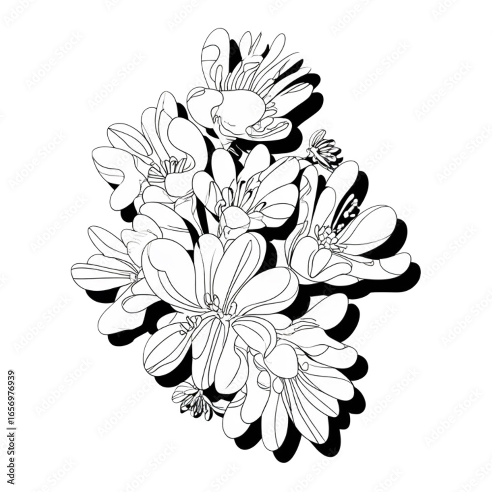 Obraz premium abstract floral background