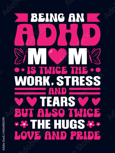ADHD awareness t-shirt design