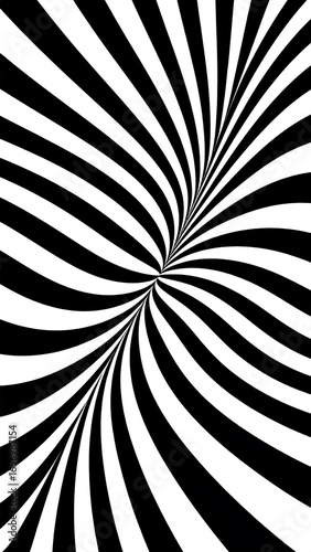 Abstract black and white spiral pattern (1)