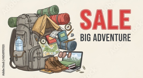Big Adventure Sale with Outdoor Gear and Backpack