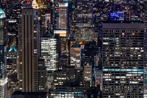 Night view of NYC skyline