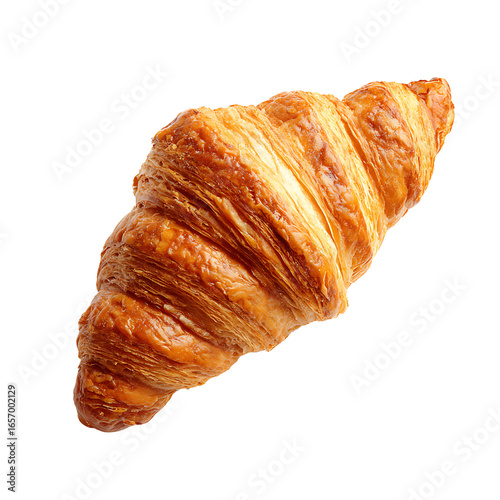 Wallpaper Mural Golden brown croissant with flaky layers The perfect pastry for breakfast or a snack A delicious treat to enjoy with coffee or tea Torontodigital.ca