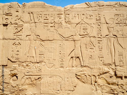 Luxor, Egypt – August 17, 2025: The Karnak Temple complex, a major ancient Egyptian landmark and historical site in Luxor