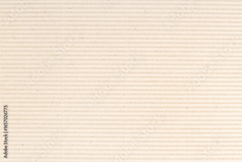 Corrugated Cardboard texture background. Light beige brown paper