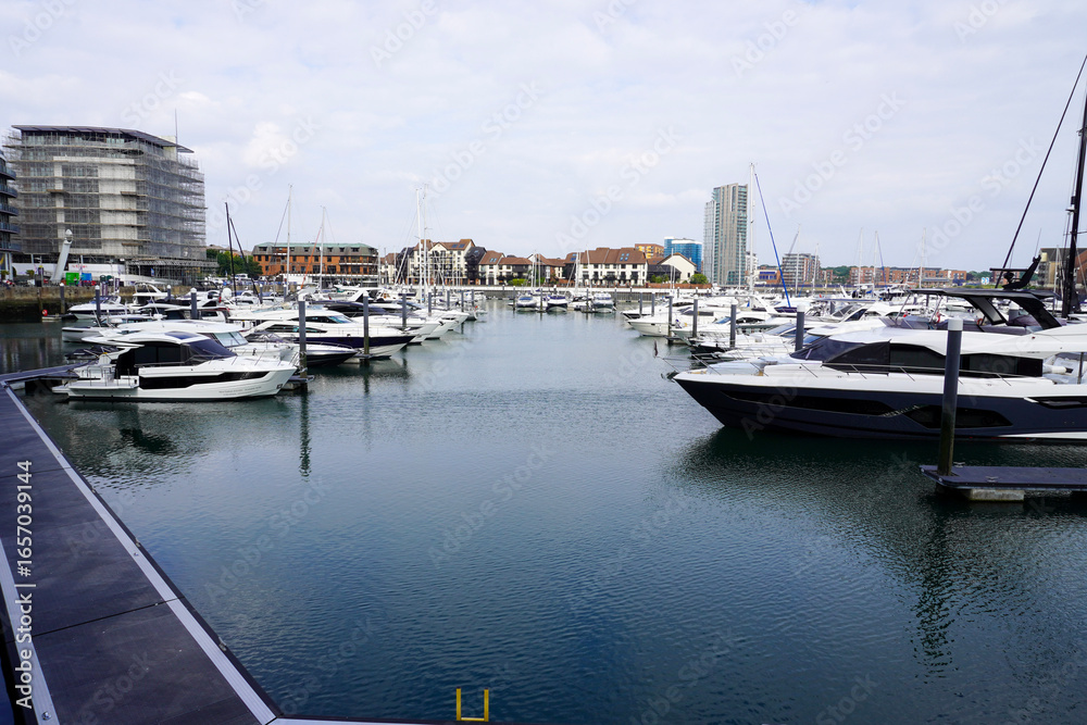 Fototapeta premium Boats in a Marina
